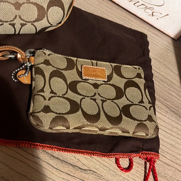 Coach Purse and Wristlet with Dust Bag - Picture 3 of 14